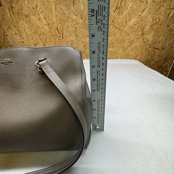 Coach Stanton Carryall, Grey Birch, Missing Shoulder Strap For Crossbody - Picture 9 of 14